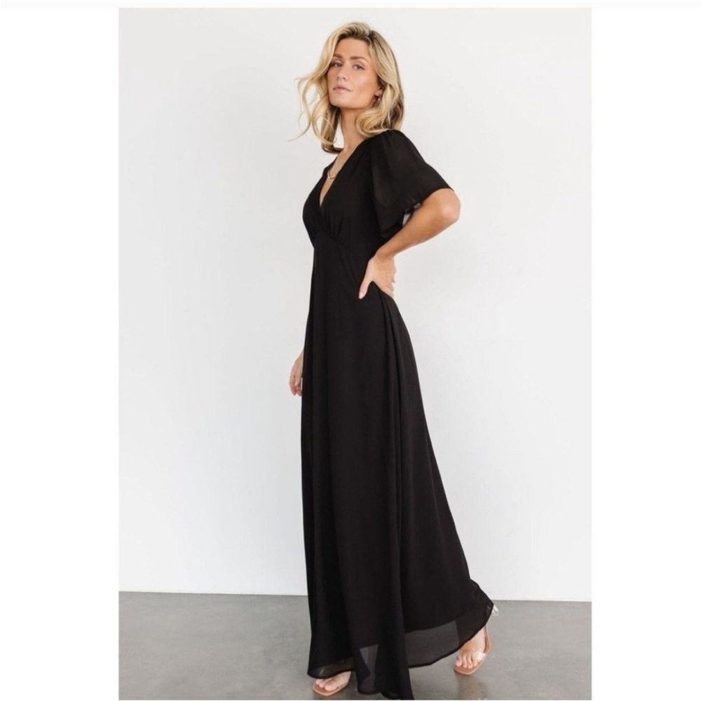Baltic Born Esti Black Maxi Dress XL NEW - Picture 3 of 7